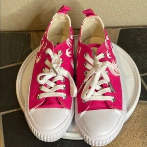 MCQ ALEXANDER MCQUEEN Bird-Print Sneakers Sz 38